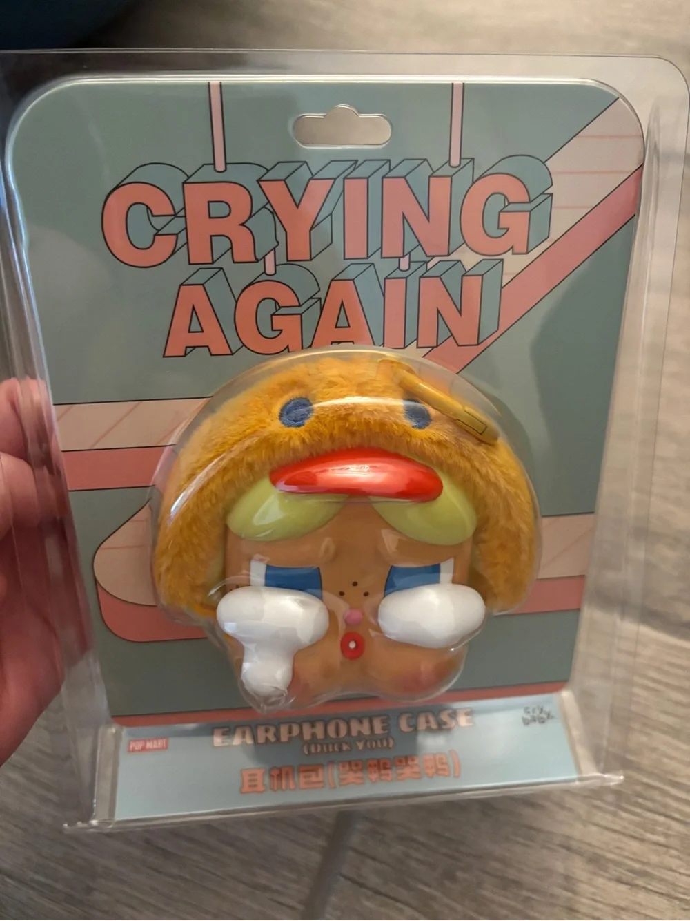 Crying Again Plush Yellow Earphone Case - Brand